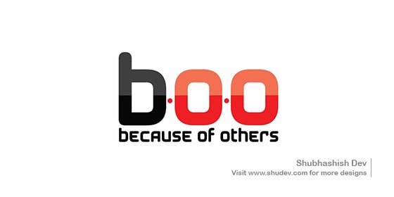 because of others logo by Shubhashish Dev