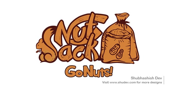 Nut Sack Logo Design